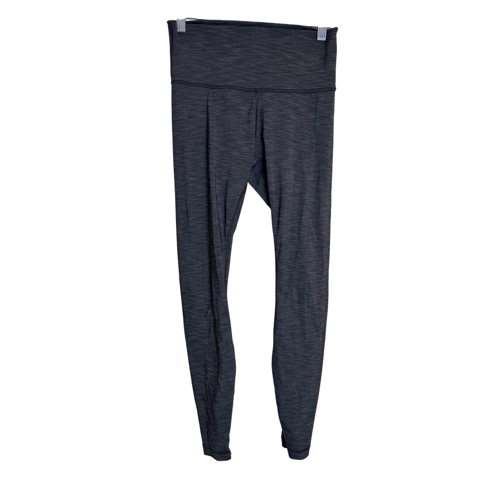 Lululemon Groove Leggings Womens 6 Gray Dress High Rise Yoga Athletic Stretch